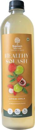 SSF Supreem Super Foods Litchi Amla Healthy Squash 700ml