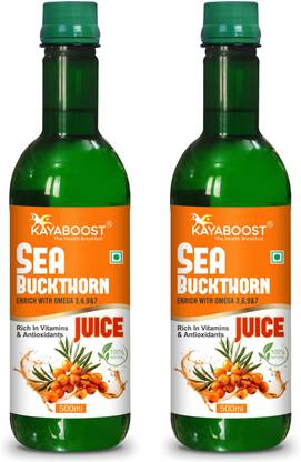 KAYABOOST Sea Buckthorn Juice | Himalayan Berry | Immunity Booster Supplement - Pack OF 2