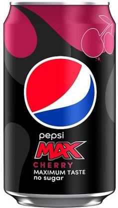 Pepsi Max Cherry Flavor Maximum Taste No Sugar (IMPORTED FROM USA)