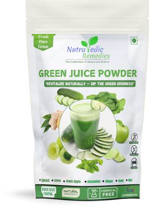 nutravedic remedies Super Greens Juice Powder | Detox & Energy Booster - 200G