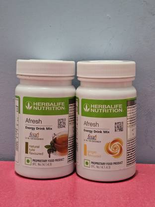 HERBALIFE Energy Drink GINGER & TULSI Afresh