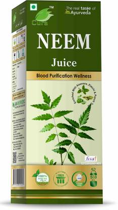 Cura Neem Juice | Ayurvedic Health Drink for Skin Wellness, Digestion & Detox