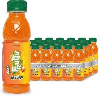 Cloud9 Fruttu Mango | Mango Fruit Juice |160 ml Pack of 24