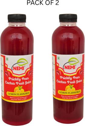 nemi Prickly Pear Cactus Fruit Juice With Lemon Flavour