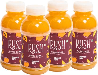 Cafe Coffee Day Rush Mango Drink | Pack of 4 | 330 ml each