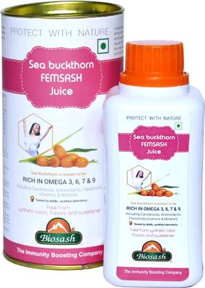 BIOSASH Sea Buckthorn FemSash Juice – For Hormonal Balance & Women's Health