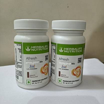 HERBALIFE AFRESH ENERGY DRINK ELAICHI 2 PCS A