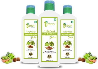 Tgreen Triphala (Amla, Harad, Baheda) Juice  (800 ml)
