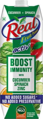 Real Activ Fruit + Veggie Cucumber Spinach Vegetable Mix