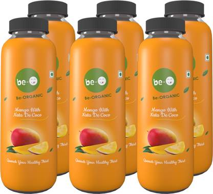 BIOXTEND be-O Mango Juice with Nata De Coco Pulp (Pack of 6)