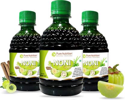 Pure Nutrition Noni Gold Detox Juice with Garcinia & Amla| Weight loss, Digestive & Skin Health