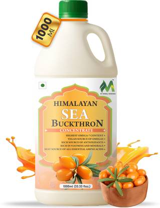 my herbal remedies Himalayan Sea Buckthorn Pulp Concentrate 1000ml Herbal Juice | Rich in Vitamin C