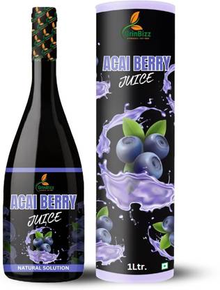 grinbizz Acai Berry Juice Healthy Drink For Body Antioxidant/Immunity Booster
