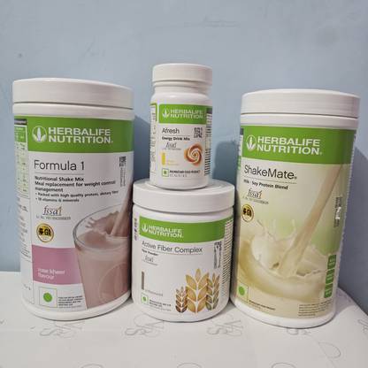 HERBALIFE WEIGHT LOSS ROSE KHEER SHAKE,ACTIVE FIBER COMPLEX,SHAKEMATE,AFRESH LEMON JUICE