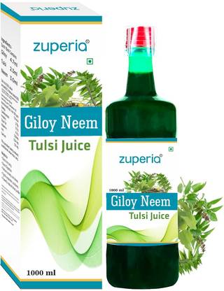 Zuperia Giloy Neem Tulsi Juice – Immunity Booster | Supports Digestion & Liver Health
