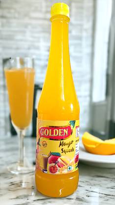Golden Pulpy Mango Squash|Pure|Juicy|Do Not add Sugar