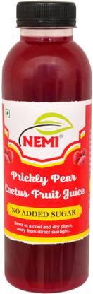 nemi Prickly Pear Cactus Fruit Juice Hemoglobine Booster Red Color ( Pack of 2 )