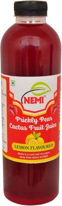 nemi Prickly pear cactus fruit juice with added sugar red colour Hemoglobine booster/100% herbal drink / HB+ 1LI )