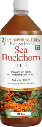 Bageshwar Ayurveda Sea Buckthorn Juice | Enrich With Omega 3,6,9 & 7 | Immunity Booster