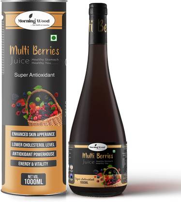 MorningWood Multiberry Juice Helps in Enhanced Skin Appearence , Low Cholesterol Level