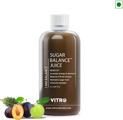 VITRO Sugar Balance Juice 1 litre with Karela, Jamun, Neem and 11+ herbs