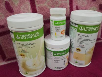 HERBALIFE FORMULA,1-VANILLA-PPP-200GM-AFRESH-LEMON-SHAKE MATE