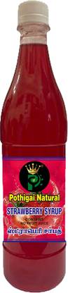POTHIGAI NATURAL Strawberry Drink 750 ml /Energy Booster/Sweet and Healthy Drink/Summer Drink