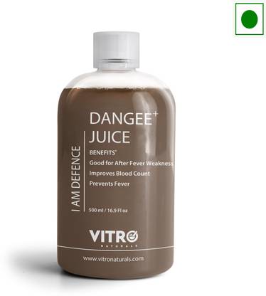 VITRO Papaya Leaf Juice|mix of Papaya Leaf Tulsi Giloy Mulethi Ginger & Neem