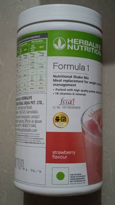 HERBALIFE Strawberry Flawar shake Mangosteen