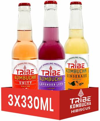 Tribe Kombucha Naturally Probiotic Herbal | Gut Friendly | Antioxidant and Hydration