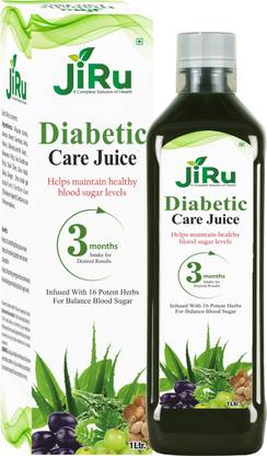 JiRu Diabetic Care Juice | Clinically Proven Diabetes Care | 16 Herbs Combination