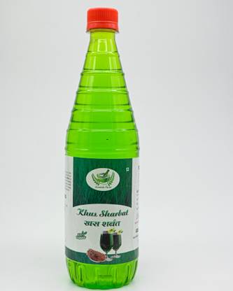 Swadeshi Farms Pure Khus Sharbat Syrup Refreshing Drink For Summer Pure Juice Sharbat - 750ml