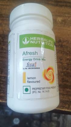 HERBALIFE Afresh Energy Drink Mix Lemon Flavour lemon akd