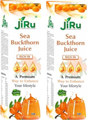 JiRu Sea Buckthorn Juice | Himalayan Berry, Enrich With Omega 3,6,9,7, Vitamin C