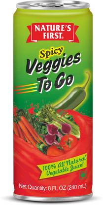 NATURE'S FIRST Spicy Veggies to Go, 1440 ml (Pack of 6)