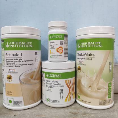 HERBALIFE WEIGHT LOSS COMBO KULFI SHAKE MATE PP200 AFRESH LEMON