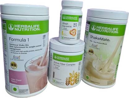 HERBALIFE F1-ROSE KHEER ,FIBER COMPLEX200GM,SHAKEMATE500,AFRESH LEMON ENERGY DRINK Nutrition Drink