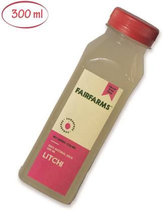 Fairfarms Litchi sugarfree juice | Low in calorie | No added artificial colour