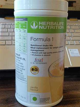 HERBALIFE Formula 1 Shake Vanilla Flaver Nutrition Shake Mix vanilla hju