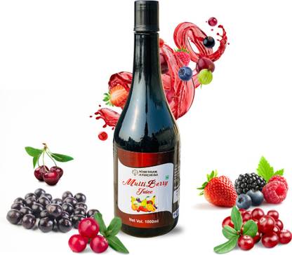 nishtham ayurveda Acai berry high antioxidant juice |Multi Berry Juice with 50+ Berries and Fruits