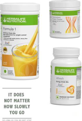 HERBALIFE NUTRITION NUTRITION COMBO-MANGO SHAKE ,PROTEIN POWDER 200GM AND GINGER AFRESH Protein Shake