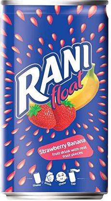 rani Mango Float Fruit juice can,pack of 24 X 180 ml