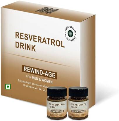 CureForever Resveratrol Drink 30ml-20+ Superfruit Extract for Antioxidant & Vitality Boost