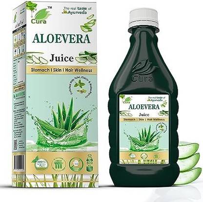 Cura Aloe Vera Ras Immunity Booster For Healthy Skin & Hair