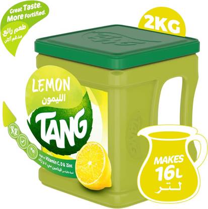 TANG Lemon Instant Drink Juice With Source Of Vitamin C ,D & Zinc (IMPORTED FROM USA)