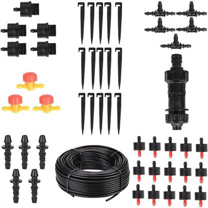 OUTO Drip Irrigation Kit with Water Flow Controlling Drippers for Home Drip Irrigation Kit