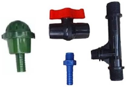 Rarehaunt 3/4'' INCH Threaded Venturi Set Fertilizer Injector Irrigation Lenth 5 Inch 1Set Drip Irrigation Kit