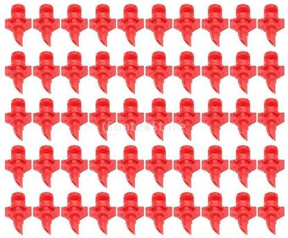 automat 50 Pieces 360 Degree Watering Spray Nozzle Sprinkler Small Drip Irrigation Kit