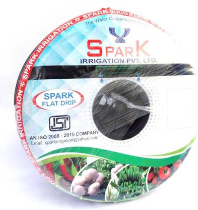 Spark Irrigation Spark 16mm Flat Inline Drip Lateral 0.20 Thickness 16.4.40/1000Meter Dripper Drip Irrigation Kit