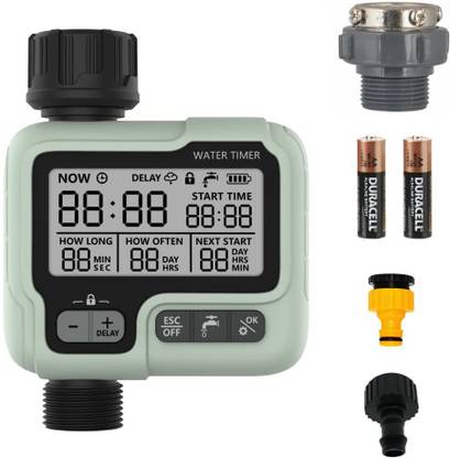 automat Drip Irrigation Water Timer | Digital Controller (Fully Automatic) Drip Irrigation Kit